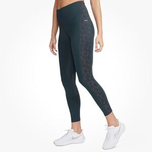 NIKE Women's Mid-Rise 7/8 Printed Leggings with Pockets Size XS FB4579-328